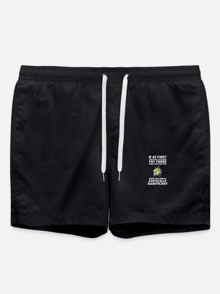 Science Teacher Funny Science - Swim Trunks - black