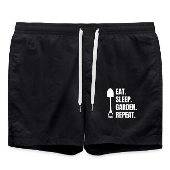 Garden Gift Gardener Hobby Gardener Gardener Gardener - Swim Trunks - black - Front - AI Model Male 185 light (185cm)