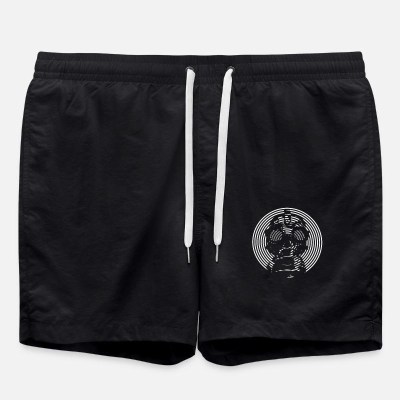 Freetekno - Short de bain - noir