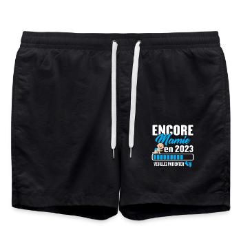 Encore Mamie En 2023 Cadeau Future Grand-mère - Short de bain - noir - Devant - AI Model Male 185 light (185cm)