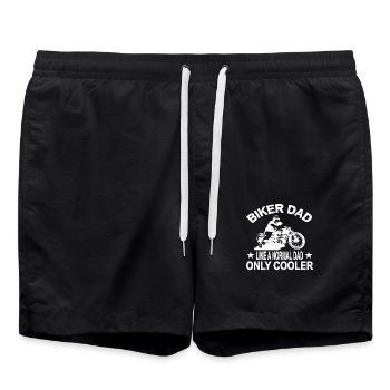 Motorcycle - Swim Trunks - black - Front - AI Model Male 185 light (185cm)