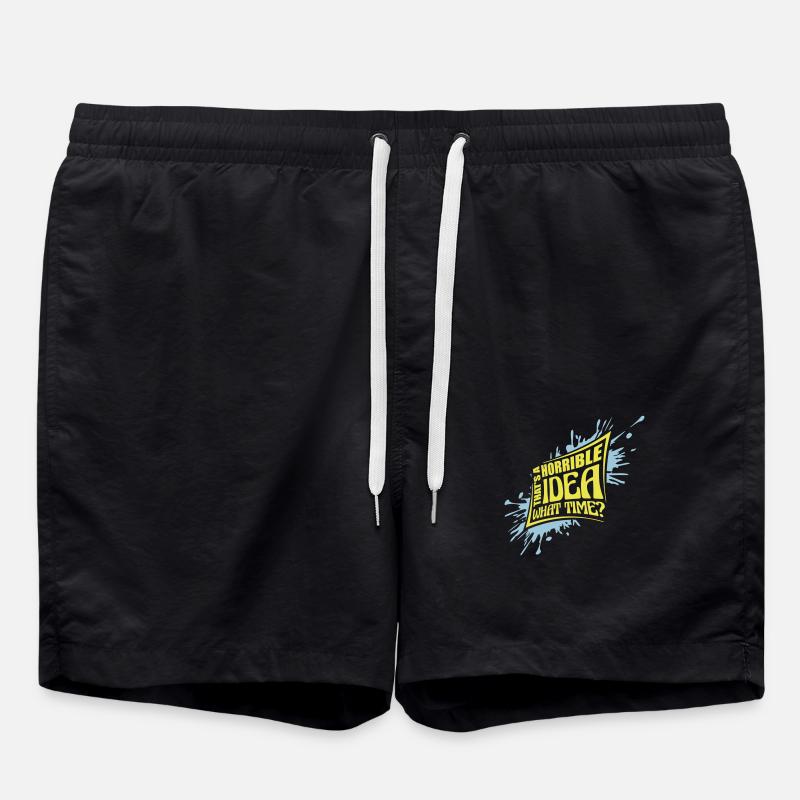 Thats a horrible Idea - Badeshorts - Schwarz