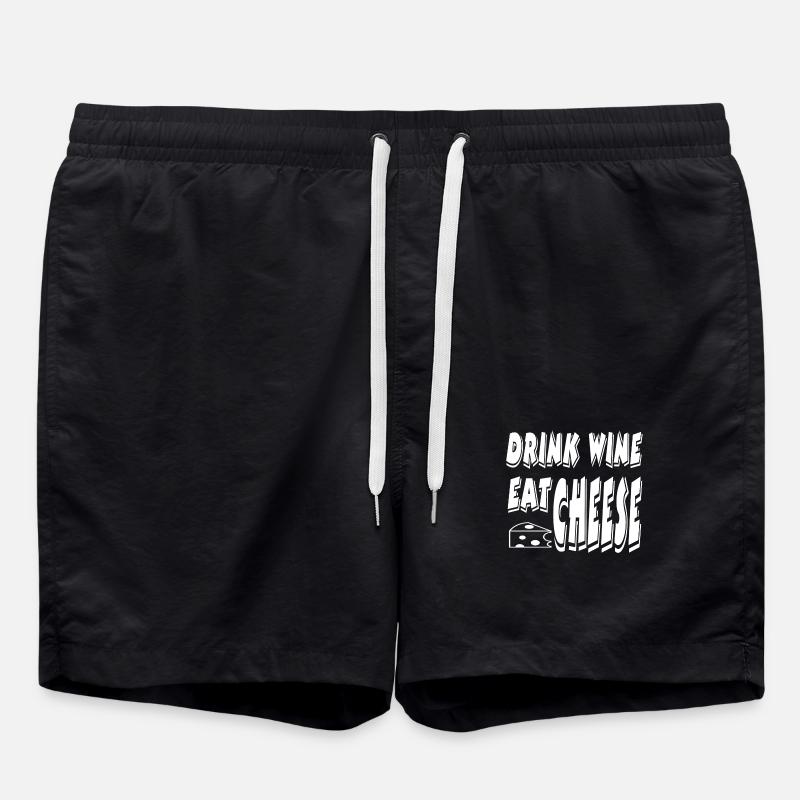 Wine - Swim Trunks - black