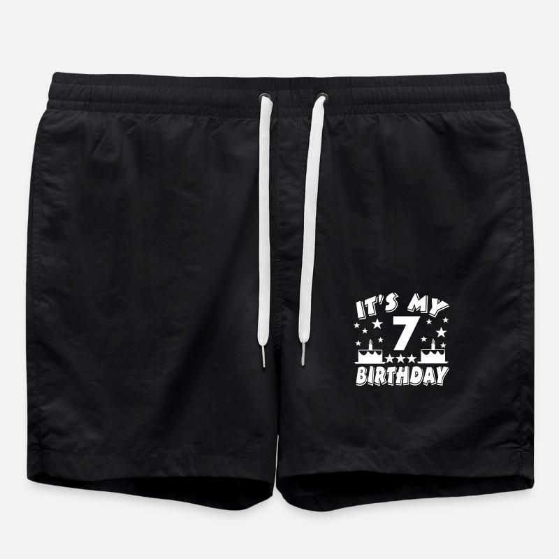 Birthday - Swim Trunks - black