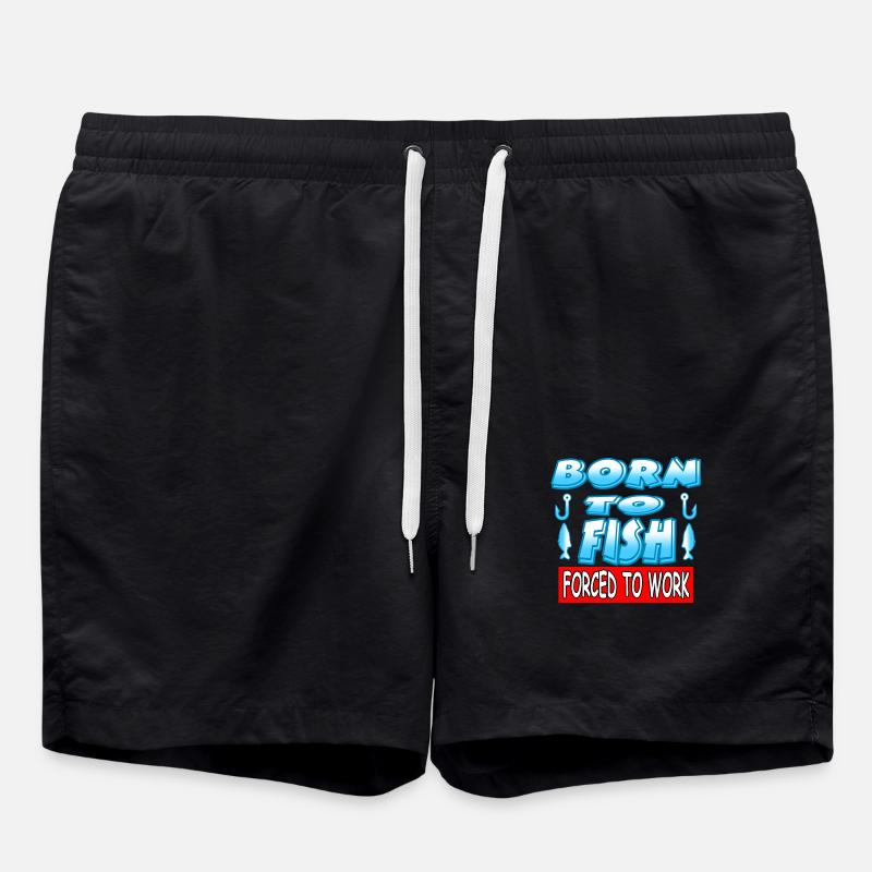 Angeln - Badeshorts - Schwarz