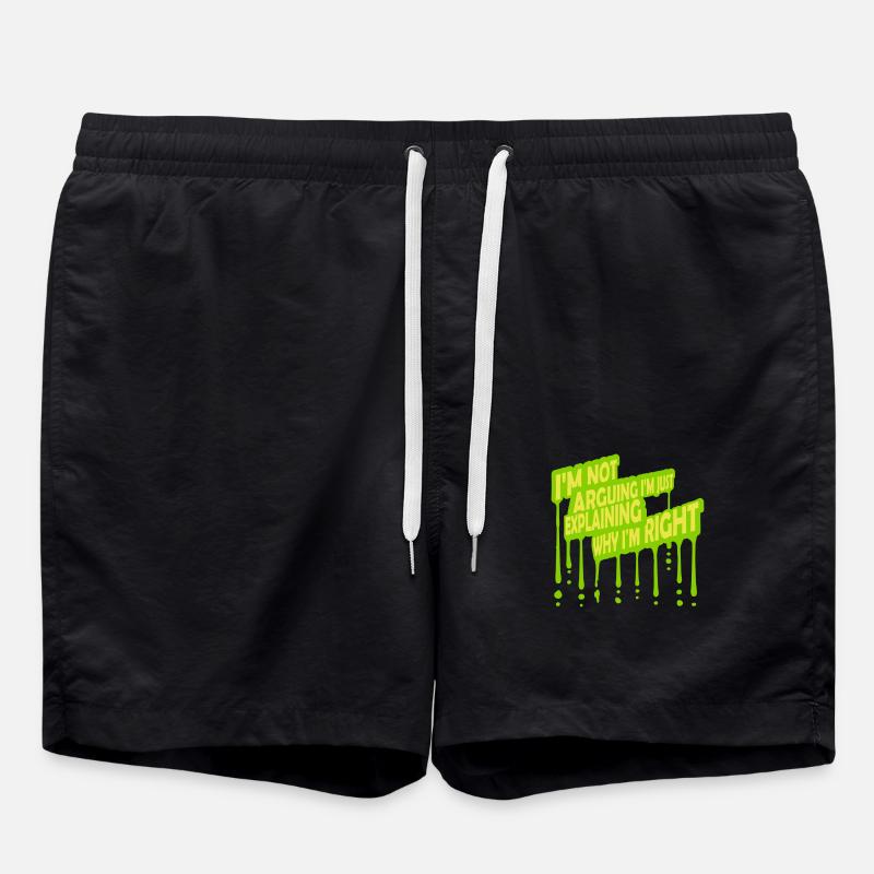 I m not arguing - Badeshorts - Schwarz