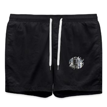 sing - Swim Trunks - black - Front - AI Model Male 185 light (185cm)