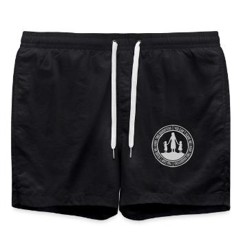 J’ai deux filles - Short de bain - noir - Devant - AI Model Male 185 light (185cm)