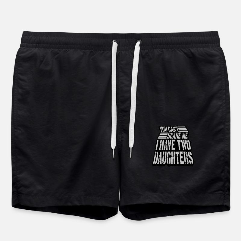 I have two daughters - Badeshorts - Schwarz