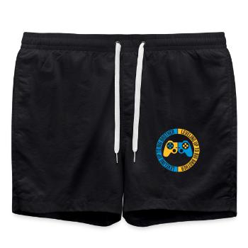 Monter de niveau grand frère - Short de bain - noir - Devant - AI Model Male 185 light (185cm)