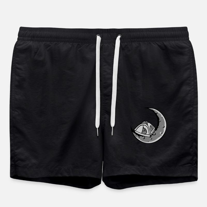 Espace tente de camping Moon - Short de bain - noir