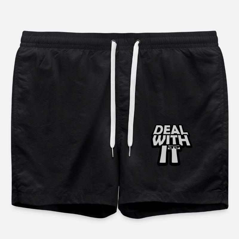 Cool Deal with it - Badeshorts - Schwarz