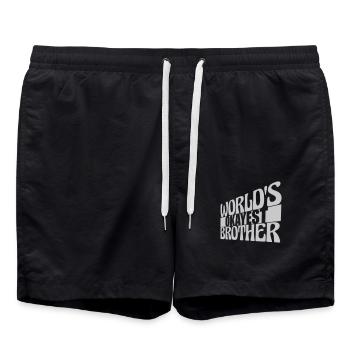 Mondes ok famille Brother - Short de bain - noir - Devant - AI Model Male 185 light (185cm)