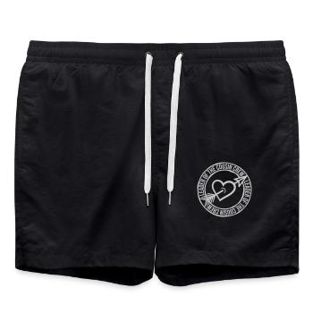 Leader Cousin Crew Team - Short de bain - noir - Devant - AI Model Male 185 light (185cm)