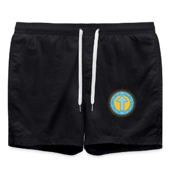 À quoi ressemblent les gagnants - Short de bain - noir - Devant - AI Model Male 185 light (185cm)