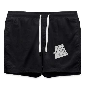 Relax Just Chill Logo - Short de bain - noir - Devant - AI Model Male 185 light (185cm)