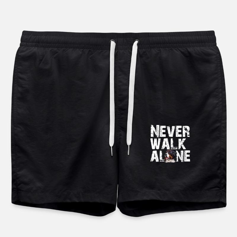 Bernese mountain dog - Swim Trunks - black
