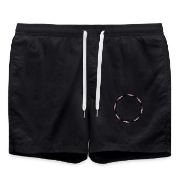 Comté de Koi Fish Nishikigoi - Short de bain - noir - Devant - AI Model Male 185 light (185cm)