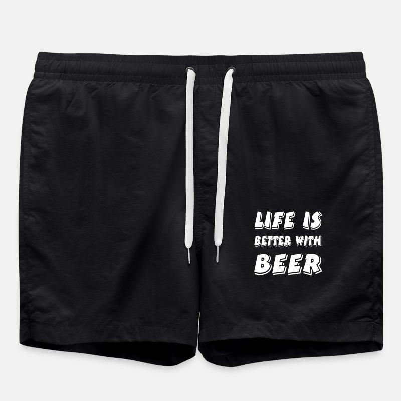 Bière - Short de bain - noir