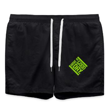 Bonne journée - Short de bain - noir - Devant - AI Model Male 185 light (185cm)