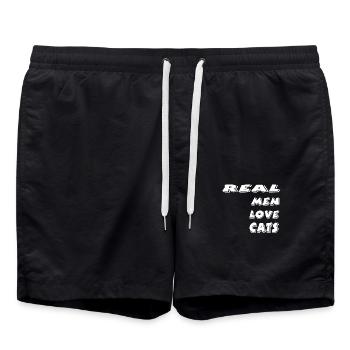 Félin - Short de bain - noir - Devant - AI Model Male 185 light (185cm)