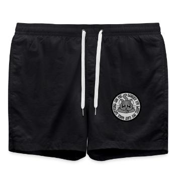 désolé chat était assis - Short de bain - noir - Devant - AI Model Male 185 light (185cm)
