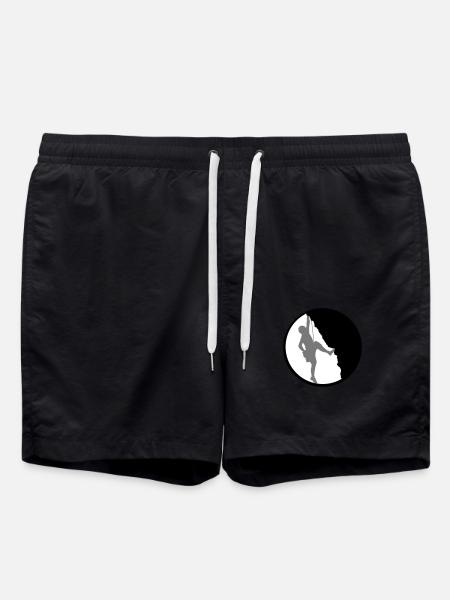 Fun climbing climbing summits - Swim Trunks - black