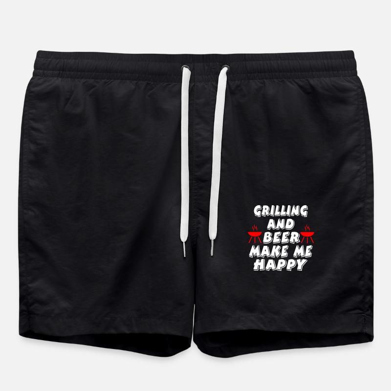 Grillen - Badeshorts - Schwarz