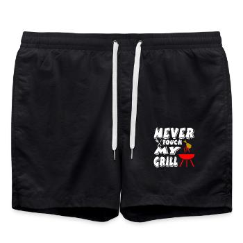 Griller - Short de bain - noir - Devant - AI Model Male 185 light (185cm)