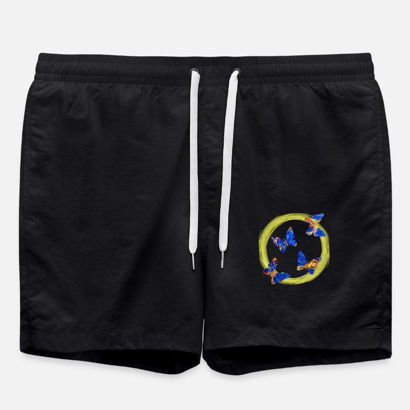 schmetterlinge e 273 - Badeshorts - Schwarz