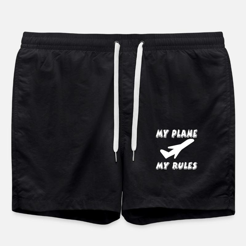 Avion - Short de bain - noir