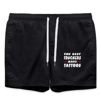 Camion - Short de bain - noir - Devant - AI Model Male 185 light (185cm)