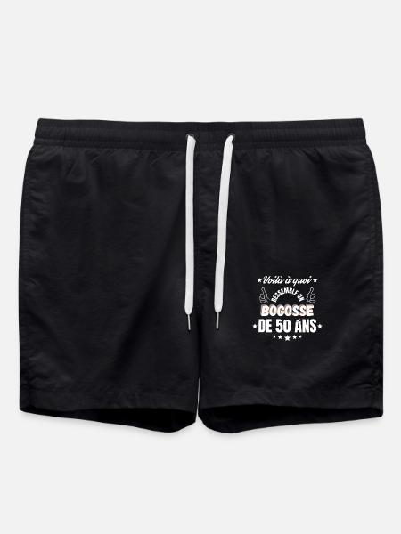 Bogosse of 50 Years - Swim Trunks - black