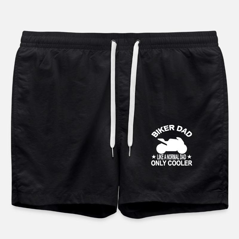Motorcycle - Swim Trunks - black