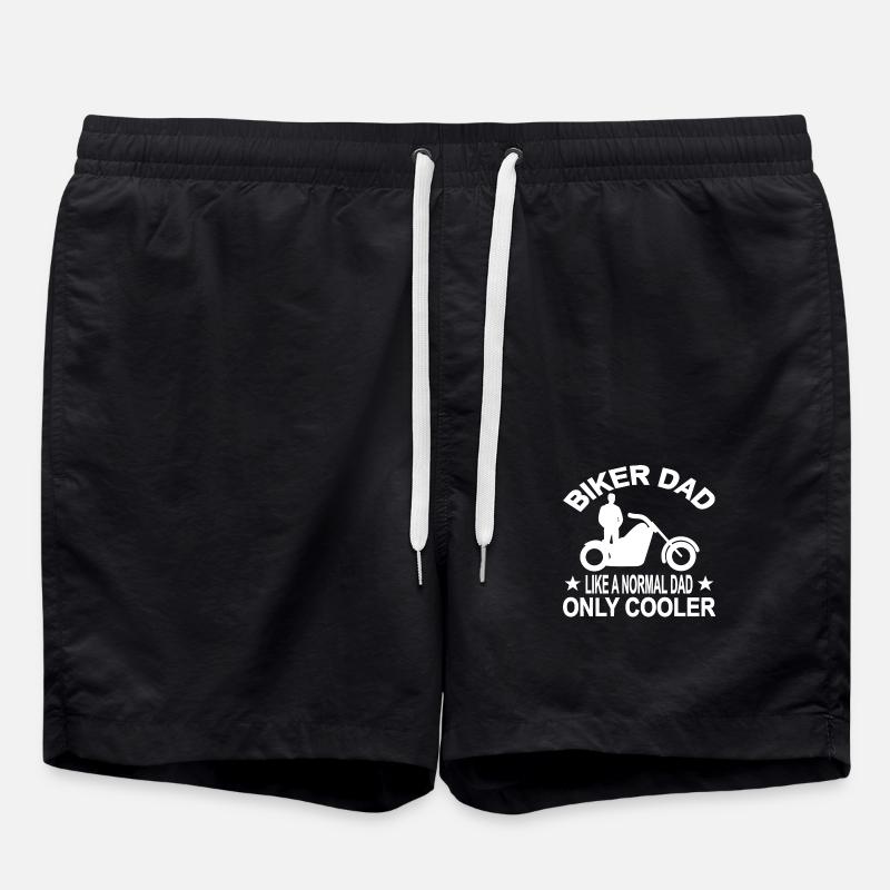 Motocyclette - Short de bain - noir