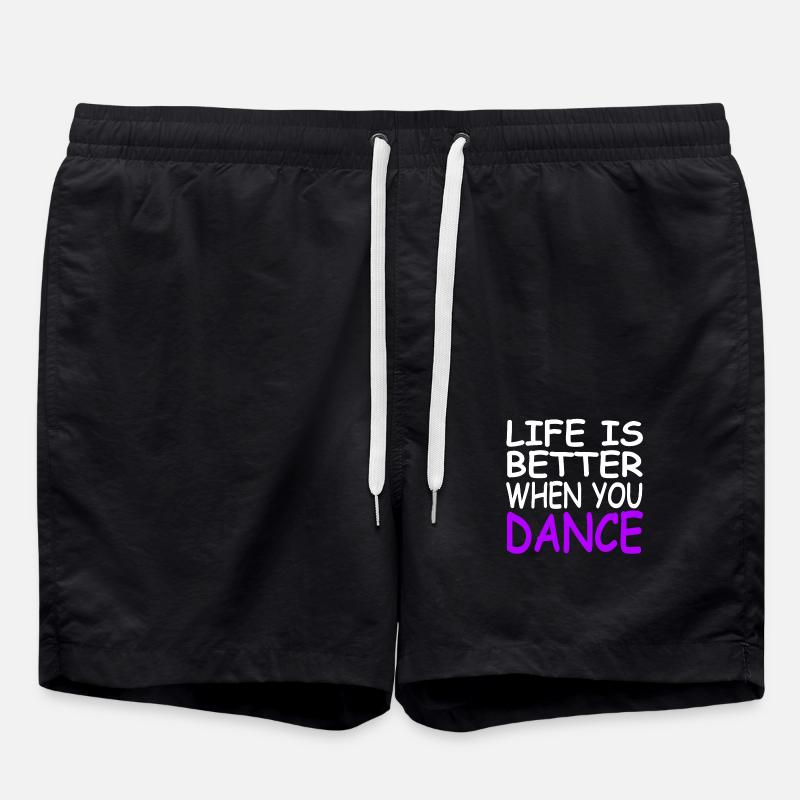 Dance - Swim Trunks - black