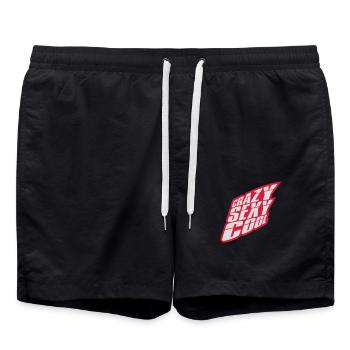 design cool sexy fou - Short de bain - noir - Devant - AI Model Male 185 light (185cm)