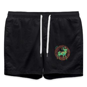 hirsch dunneir e 269 - Short de bain - noir - Devant - AI Model Male 185 light (185cm)