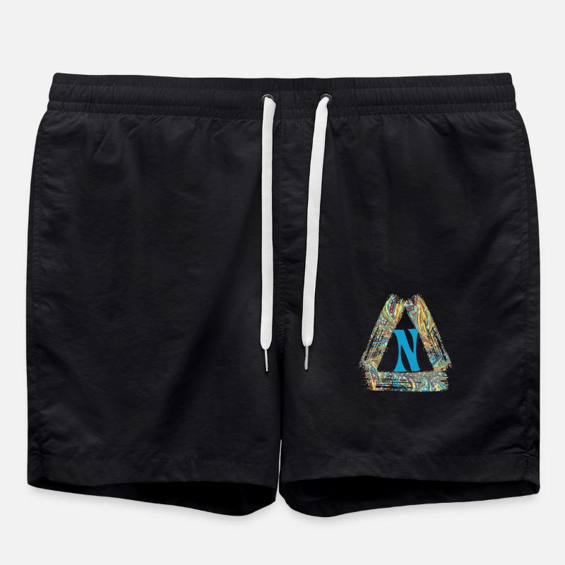 e 201 n - Short de bain - noir