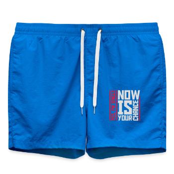 célibataire maintenant votre chance - Short de bain - cobalt blue - Devant