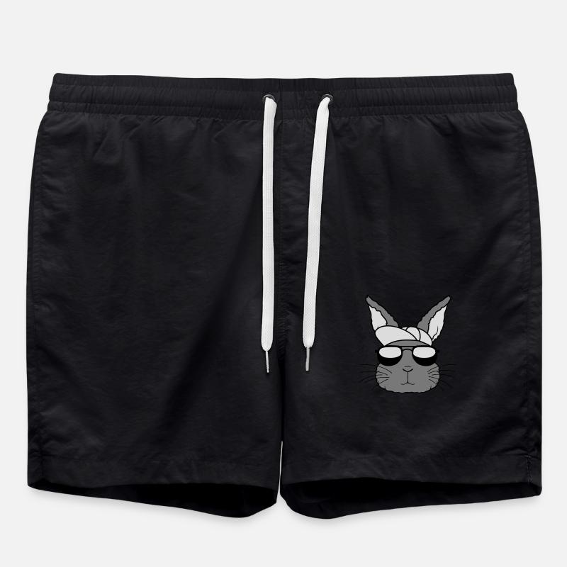 Capy Sunglasses Rabbit Cool - Swim Trunks - black