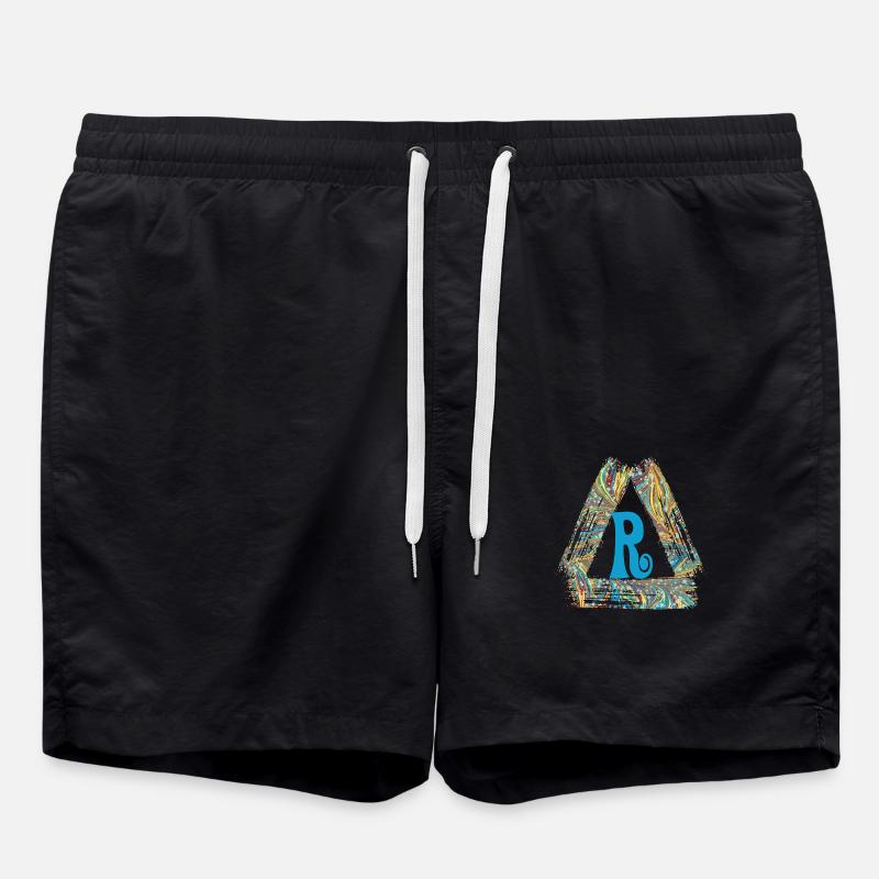 e 201 r - Badeshorts - Schwarz