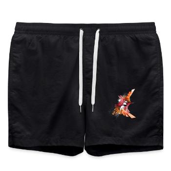 Souvenez-vous de l’amour - Short de bain - noir - Devant - AI Model Male 185 light (185cm)