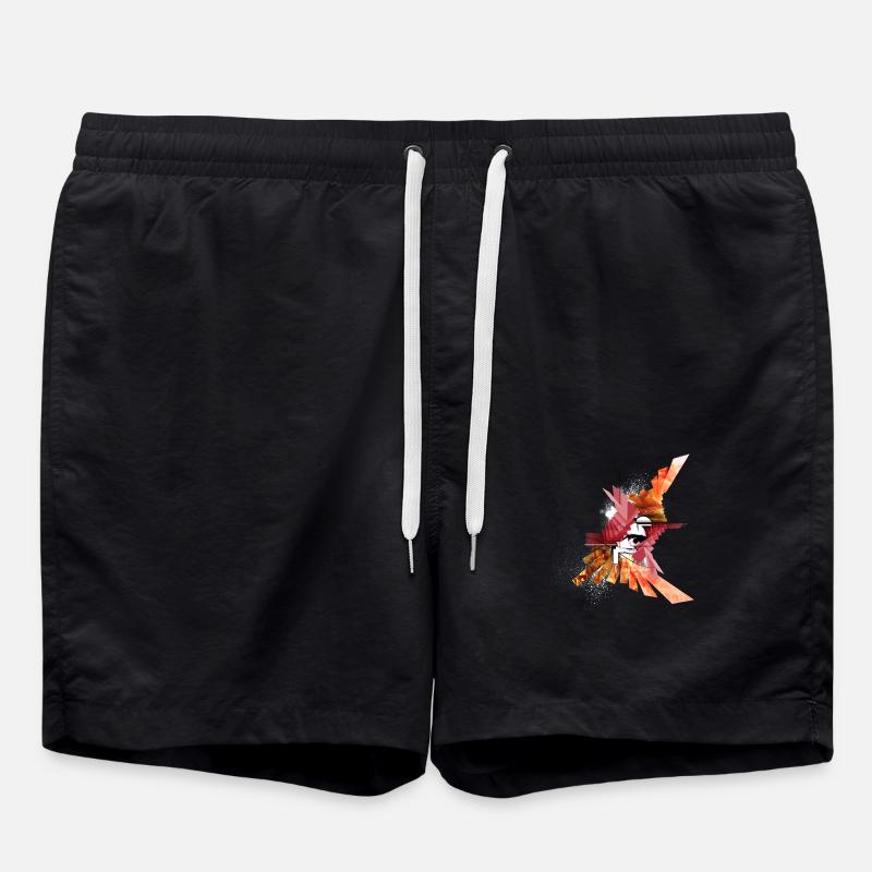 Remember The Love - Swim Trunks - black
