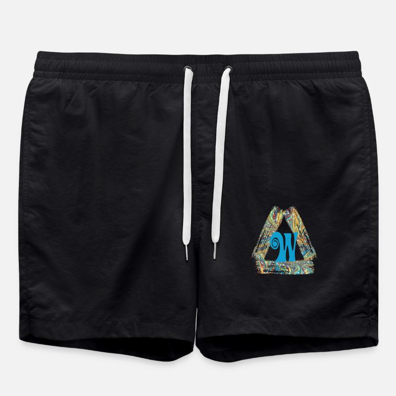 E 201 W - Short de bain - noir