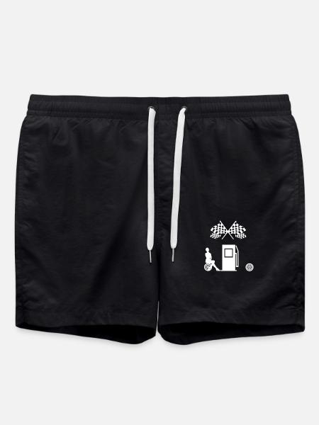 Car - Swim Trunks - black