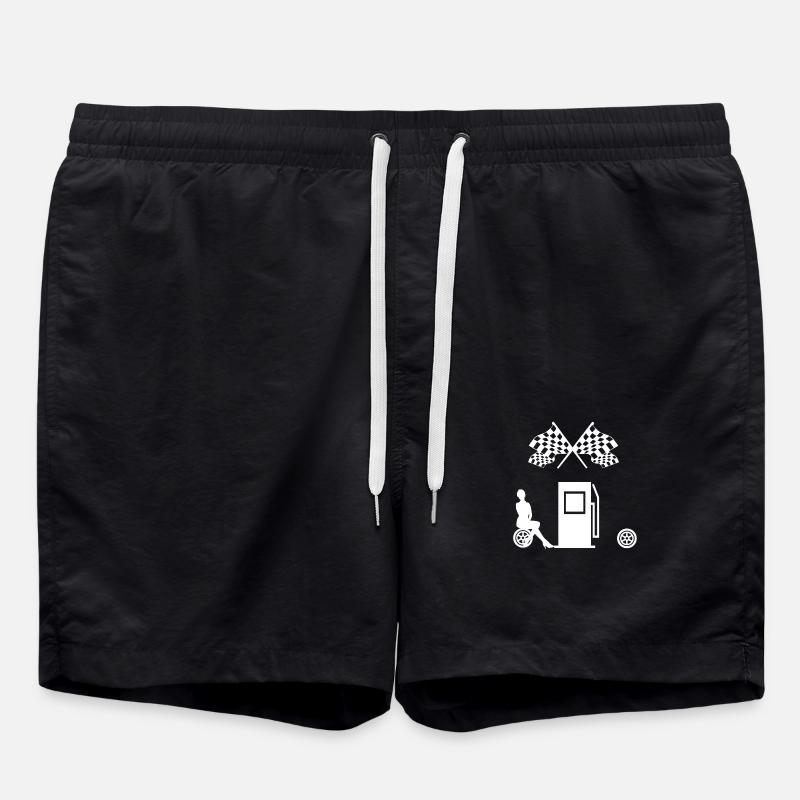 Car - Swim Trunks - black