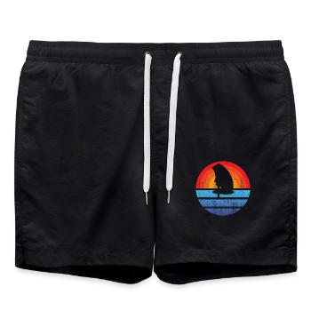 Windsurfer Surf Kitesurfer Windsurfer Windsurfing Cadeau - Short de bain - noir - Devant - AI Model Male 185 light (185cm)