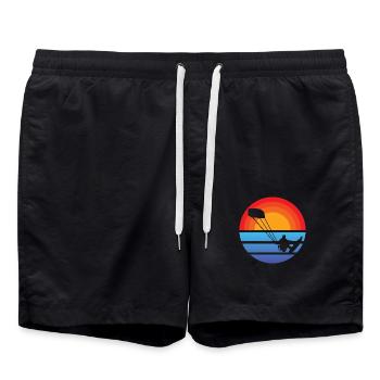 Kitesurfer Windsurfer Surfing Windsurfing Cadeau - Short de bain - noir - Devant - AI Model Male 185 light (185cm)