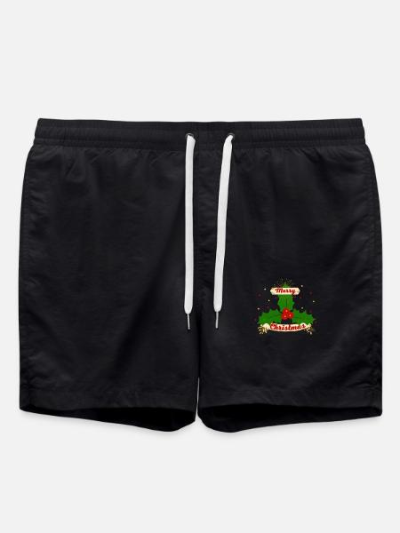 MERRY CHRISTMAS - Short de bain - noir